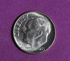 1955-D ROSELVET ONE DIME #P34549