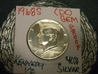 Uncirculated Proof 1968 S SAN FRANCISCO Mint 40% Silver Kennedy Half Dollar