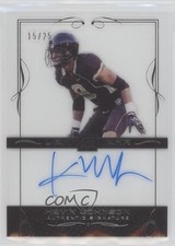 2015 Leaf Clear Base Auto Silver 15/25 Kevin Johnson #BA-KJ1 Auto 8wm