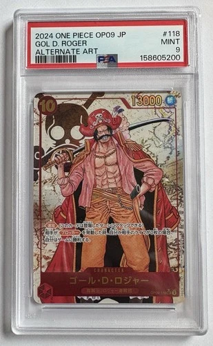 PSA 10 Gol.D.Roger OP09-118 Alt Art Emperors in the New World Foil