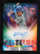 2021 Bowman's Best Lava Refractor 25/50 Wilman Diaz #BFVA-WD Auto uk2