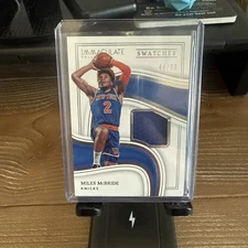 Miles "Duece" McBride #IHS-MMB 2022-2023 Panini Immaculate Swatches /99