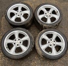 MERCEDES SLK R171 ALLOY WHEELS 17” STAGGERED 1714011202, 1714011302 SET