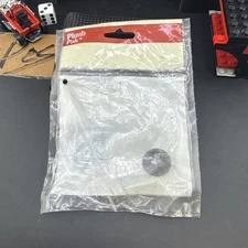 BALLCOCK COUPLING FAUCET NUT WASHER 1/2" BLACK RUBBER PLUMB PAK PP23650