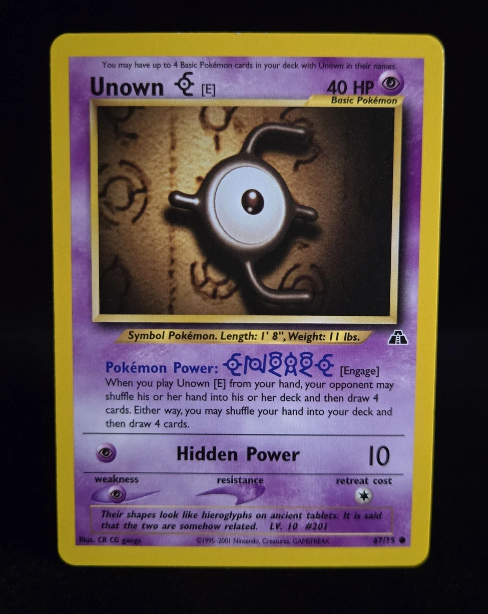 Unown Pokémon TCG Cards for sale