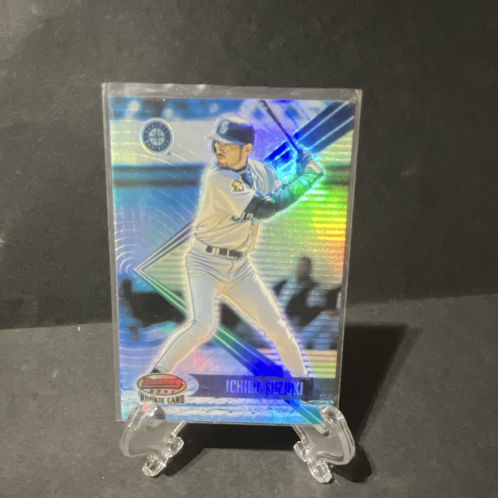 2001 Bowman's Best Rookie Ichiro Suzuki Seattle Mariners #162 Serial /2999