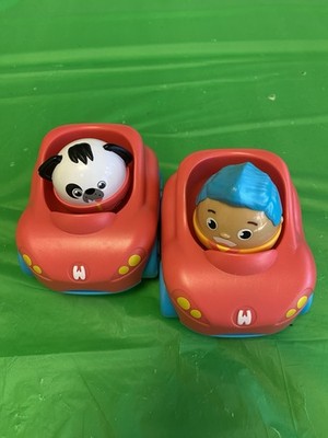 Two People Wobble Cars With Characters
