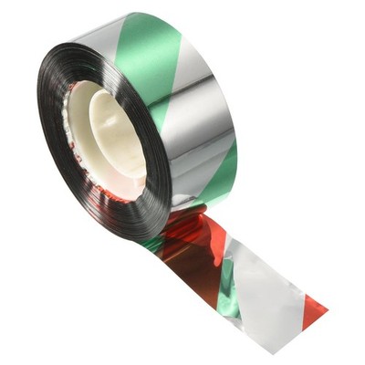 Reflektierend Vogelscheuchenband PET Abstoßend für Haus 328Ftx0.9'' Grün Silber
