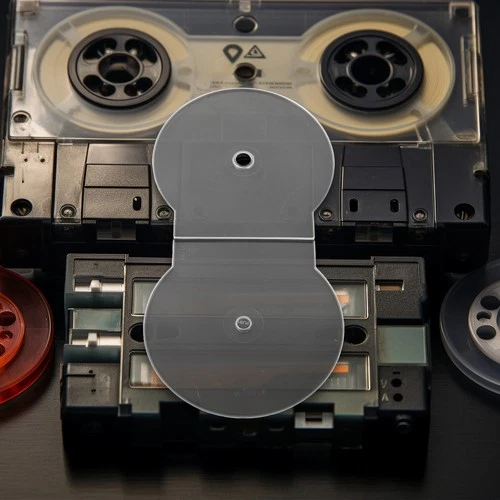 20pcs Reusable CD Boxes Clear CD Case CD Packing Box CD Carrier for Home