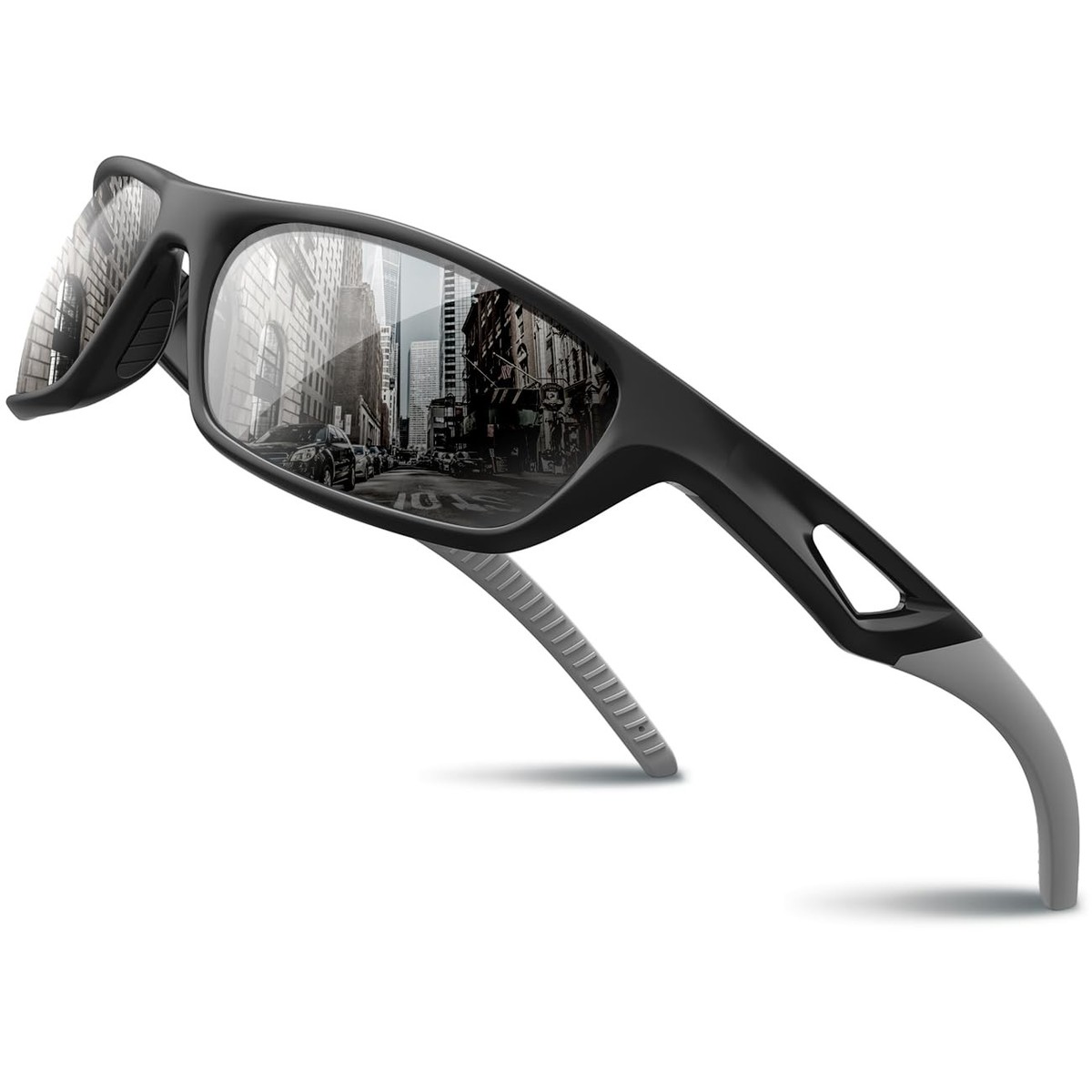 RIVBOS Polarized Sports Sunglasses Driving Sun Glasses Large 