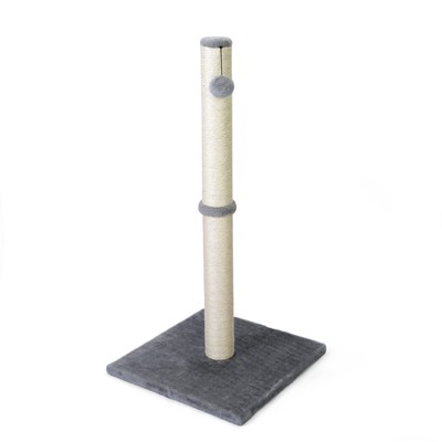 petellow 31'' Tall Cat Scratching Post - Cat Claw Scratcher with Hanging Ball -