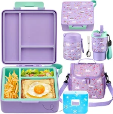 Lunch Box Set with Bento Box Container, 17OZ Stainless Steel Food Soup Thermo, K