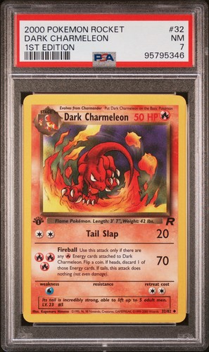 Dark Charmeleon (1st Edition) graded PSA 7 for sale on eBay