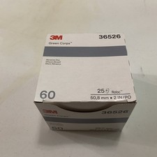 3M 36526  Green Corps Roloc Disc, TR, 2.000" x 60 Grit A2 