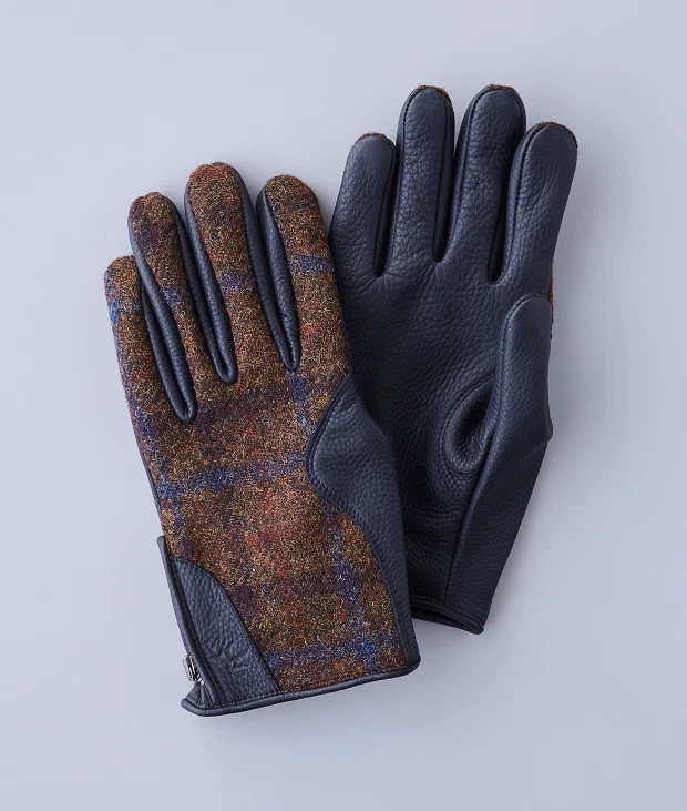 ELMER® by Swany (MEDIUM) Sheep Leather/Wool/Cashmere Glove EM405 - $135