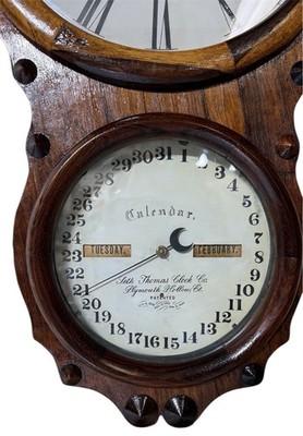 Restored SETH THOMAS 'Office' Victorian Rosewood Double Dial