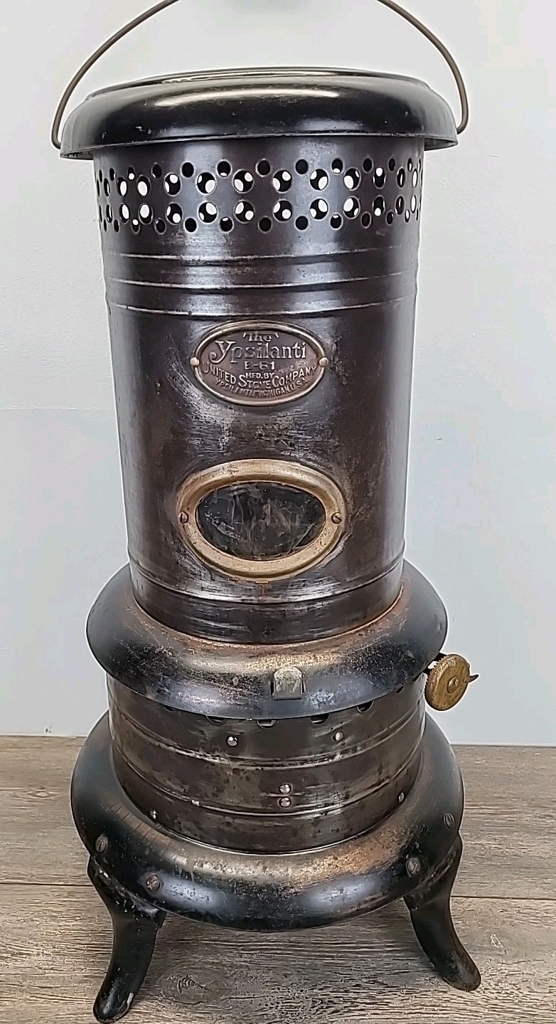 Vtg Ypsilanti B-81 Kerosene Heater Portable Stove Decor Works Great Rare