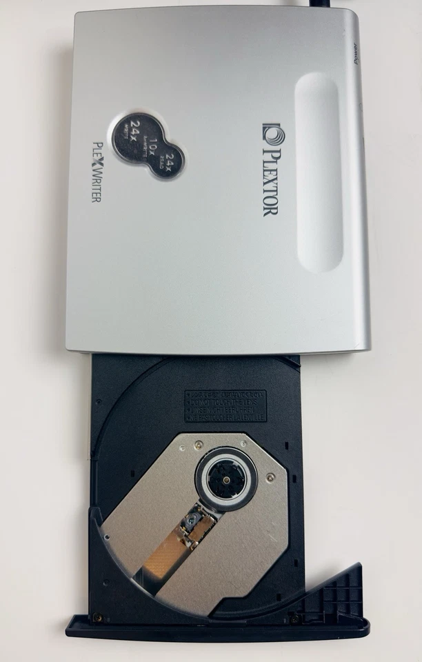 Plextor Slip Portable PLEX Writer—24 Write Cd—10Rewrite Cd— 24 Read Cd - Image 3 of 4