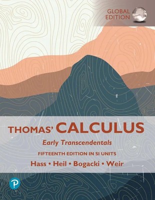 Thomas' Calculus: Early Transcendentals, SI Units | Joel Hass (u. a.) | Buch