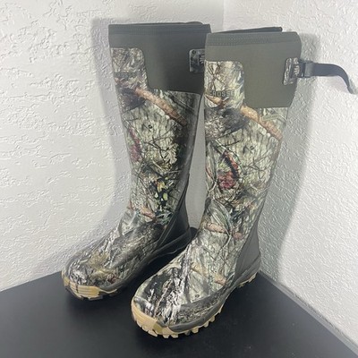 LaCrosse Alphaburly Pro 18'' Waterproof Rubber Hunting Boots Mossy Oak Camo