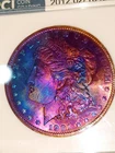 1901 O Morgan Dollar MS65 Color  Toned