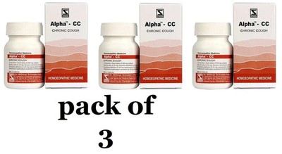 WSI Alpha CC Cough Tablets Pack of 3×20g | Natural Relief from Chronic Cough