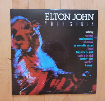 Elton John  ''Your Songs''  Vinyl Album LP  R144452 VG