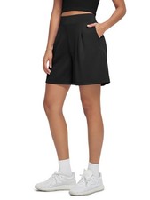 Modal Soft Wide Leg Shorts for Women 6" High Waist Casual Relaxed Shorts with...