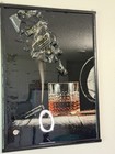 Unique Resin Wall Art with Broken Whiskey Bottle & Glass – Handmade Modern Bar D — photo 5