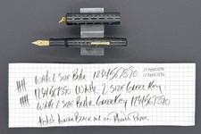 Wahl 2 BCHR Greek Key Fountain Pen, 14k Med. Flex Nib, Professionally Restored