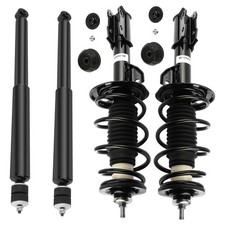 ECCPP Complete Struts Spring Assembly Front and Rear Struts Shock Coil Spring...
