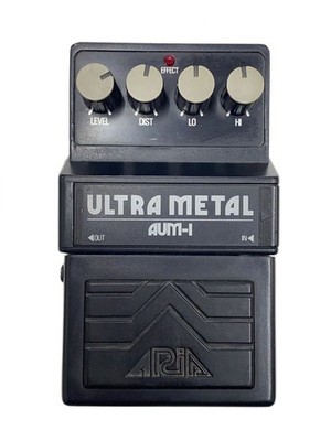 Aria AUM-1 Ultra Metal Distortion Effects Pedal Excellent JAPAN