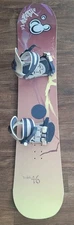 Vintage - Todd Morrow Snowboard Size 140cm with Ride Binding - Todds' 46