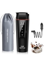 Car Electric Kettle: 12V/24V Portable Water Boiler Heated Travel Mug,Multiple Te