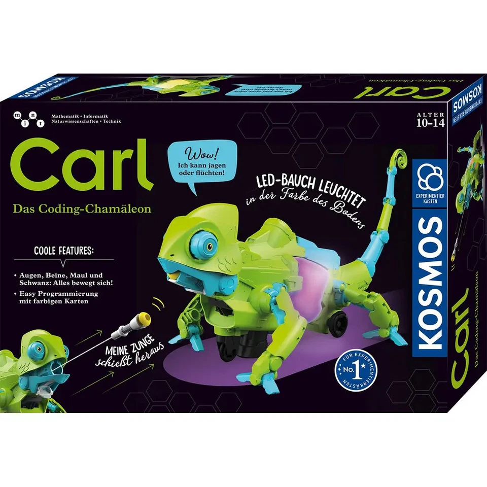 KOSMOS 621391 Experimentierkasten - Das Coding-Chamäeleon Carl