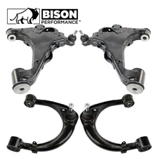 Bison Performance 4pc Front Upper & Lower Control Arm Kit For Land Cruiser LX570