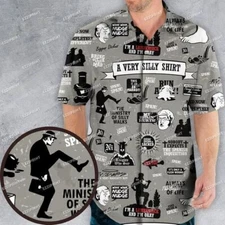 A VERY SILLY SHIRT MONTY PYTHON HAWAIIAN SHIRT, S-5XL US Size, Gift For Men
