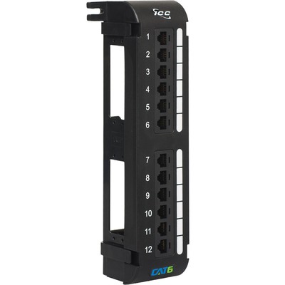International Connectors and Cable Corp. ICMPP12V60 Patch Panel Vertical Cat 6