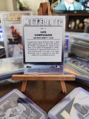 Luis Campusano (4) Card Rookie Lot - SPs - San Diego Padres Rising Star - Picture 7 of 9