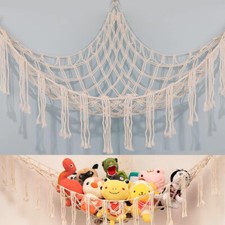Stuffed Animal Hammock Net Plush Toys Storage Hammock Nursery Hanging Organiser