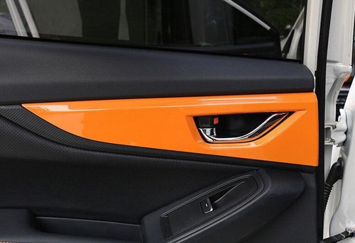 For Subaru Crosstrek 2019-2023 Bright Orange Inner Door Panel Armrest Cover Trim - Foto 5 di 6