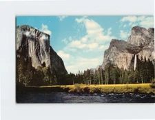 Postcard Valley View Gates Of The Valley Yosemite National Park California USA
