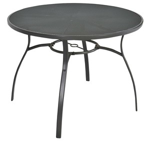 Streckmetall Gartentisch 100 cm wetterfest Balkon Tisch Gartenmöbel