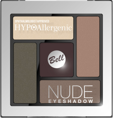 Bell HYPOAllergenic NUDE Lidschatten Palette Nr. 04 Augenarzt zugelassen.