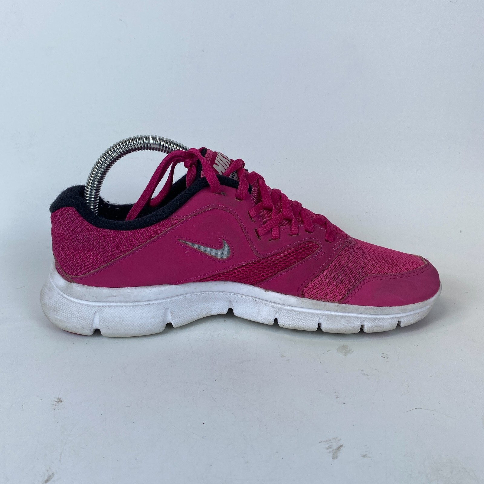 Nike Flex Experience RN3 Trainers Shoes Youth 6.5Y Pink Mesh Lace Up 653698 601 thumbnail 7