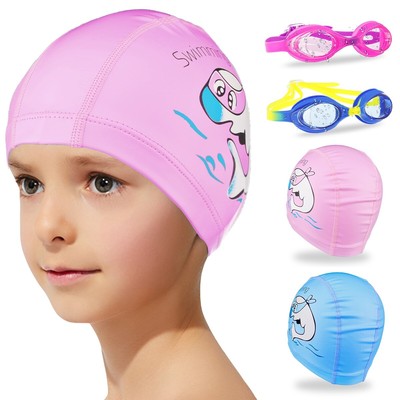 swimming hair cap for kids