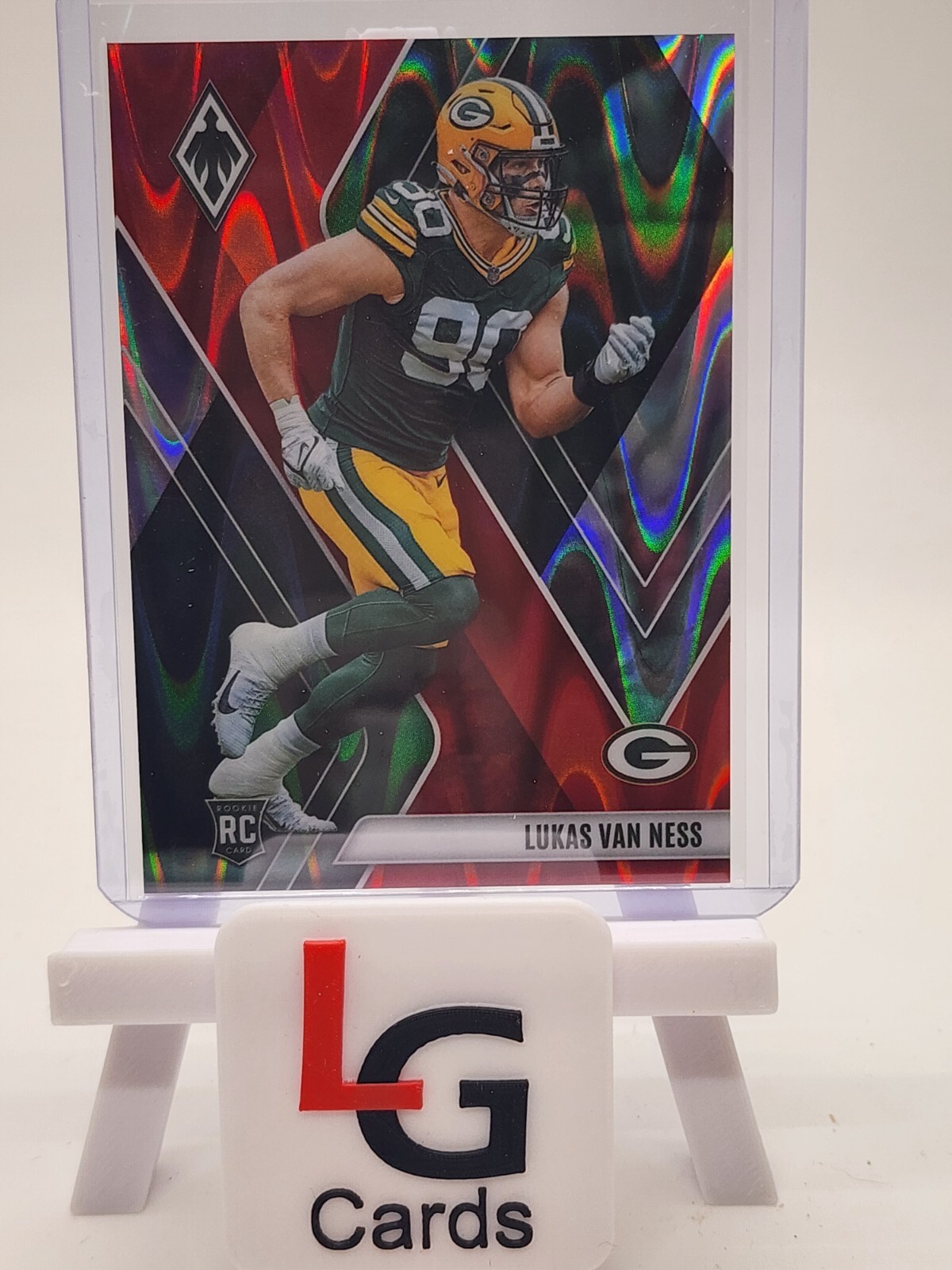 LUKAS VAN NESS /199 ROOKIE RED SEISMIC PRIZMS #146 RC 2023 PANINI PHOENIX