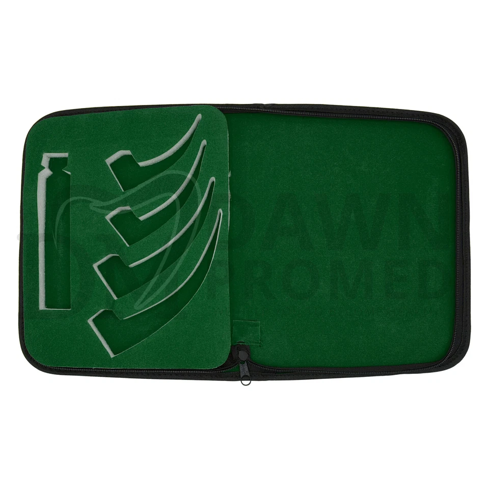 Laringoscopio Macintosh 5 piezas 4 hojas de fibra óptica y 1 mango con estuche GRATIS G alemán Foto 3 de 4