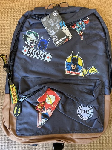 DC COMICS SUPERHERO BACKPACK BATMAN SUPERMAN DETECTIVE COMICS PALADONE - Picture 2 of 9