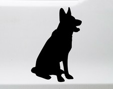 German Shepherd Vinyl Decal Sticker  GSD Alsatian Wolf Dog Canine Puppy K-9 